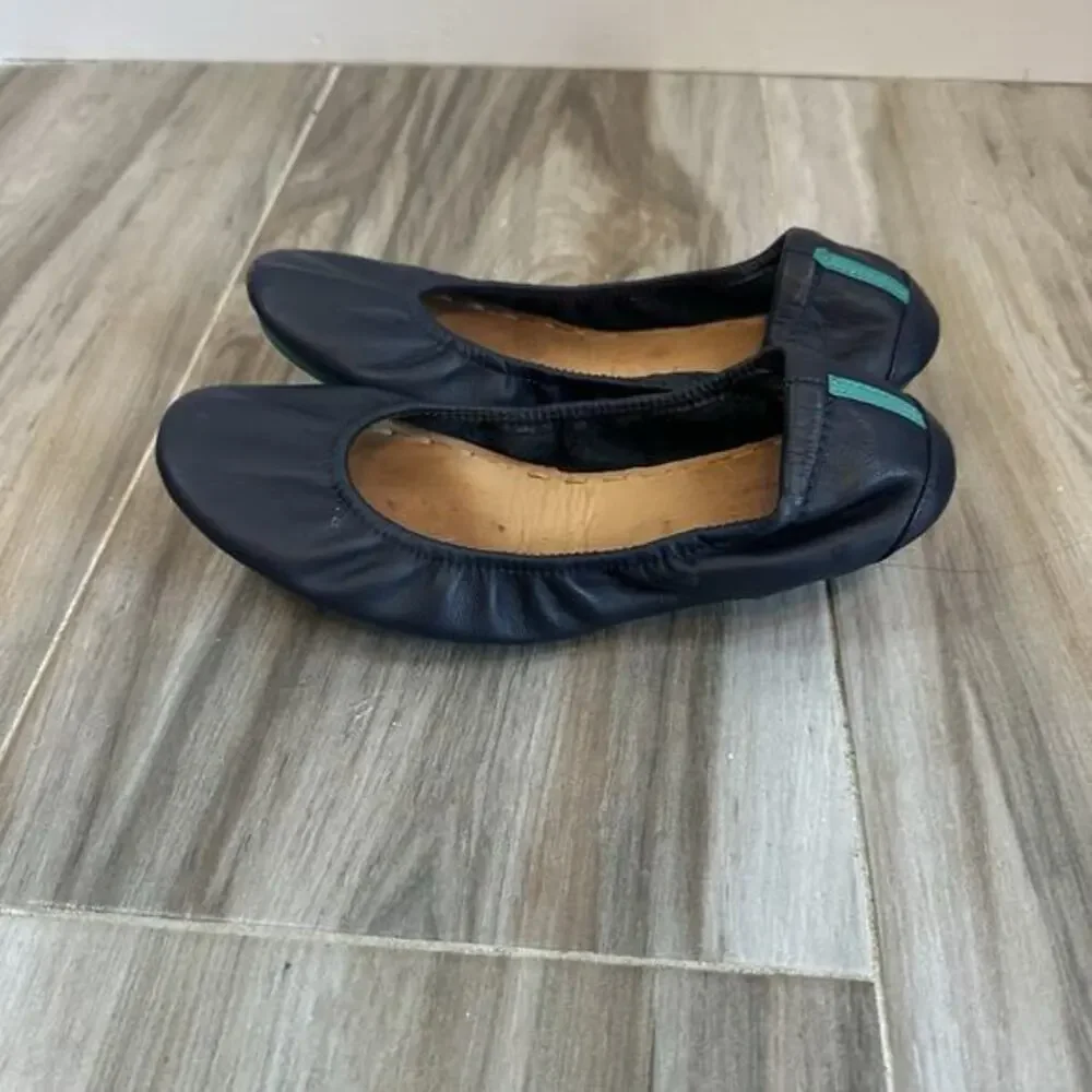 Tieks by Gavrieli Leather Ballet‎ Flats Black  Shoes Womens Size 7 Casual Career